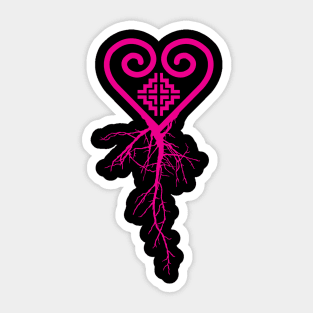 Hmoob Roots - MAGENTA Sticker